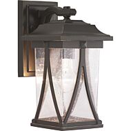 Abbott 1-Light Wall Lantern in Antique Bronze