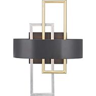 Adagio 2-Light Wall Sconce in Black