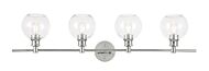 Collier 4-Light Wall Sconce in Chrome