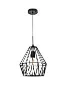 Candor 1-Light Pendant in black