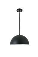 Forte 1-Light Pendant in black