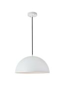 Forte 1-Light Pendant in White