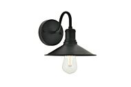 Etude 1-Light Wall Sconce in black