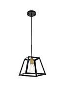 Resolute 1-Light Pendant in brass