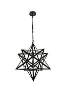 Nocturne 1-Light Pendant in black