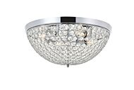 Taye 4-Light Flush Mount in Chrome