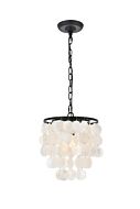 Selene 1-Light Pendant in Black