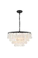 Selene 4-Light Pendant in Black