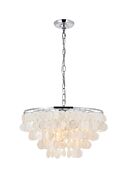 Selene 4-Light Pendant in Chrome