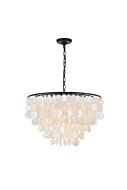 Selene 6-Light Pendant in Black