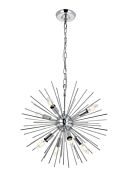 Timber 8-Light Pendant in Chrome