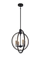 Four Light Pendant by Matteo Lighting