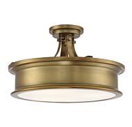 Three Light Semi-Flush Mount by Savoy House