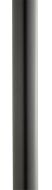 Kichler 84 Inch Direct Burial Outdoor Post w/Ladder Rest in Black