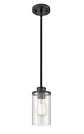 Beverlly One Light Mini Pendant in Matte Black by Millennium