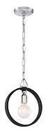 Huxton 1-Light Mini Pendant in Black