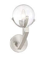 Spyglass 1-Light Wall Sconce in Satin Platinum