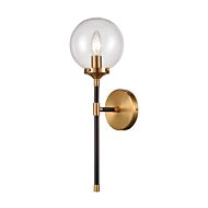 Boudreaux 1-Light Wall Sconce in Antique Gold