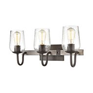 Dillon 3-Light Bathroom Vanity Light in Vintage Rust