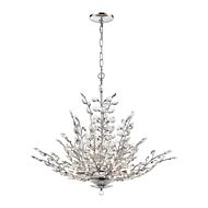 Crystique 9-Light Chandelier in Polished Chrome