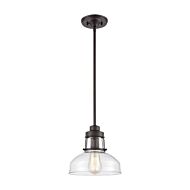 Manhattan Boutique 1-Light Mini Pendant in Oil Rubbed Bronze