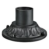 Kichler Tournai 5.75 Inch Outdoor Pier Mount in Textured Black