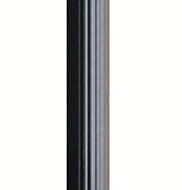 Kichler 84 Inch Direct Burial Fluted Outdoor Post in Black