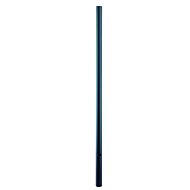 7-ft Black Direct Burial Post