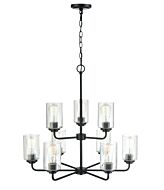 Millennium 9 Light Chandelier in Matte Black