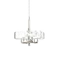 DVI Georgian Bay 6-Light Chandelier in Chrome and Buffed Nickel