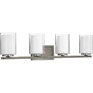 Mast 4-Light Bathroom Vanity Light & Vanity in Brushed Nickel