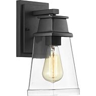 Greene Ridge 1-Light Wall Lantern in Black