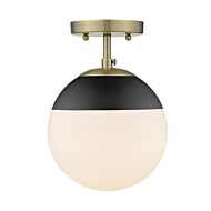 One Light Semi-Flush Mount by Golden