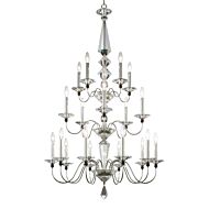 Jasmine 20 Light Chandelier in Silver by Schonbek