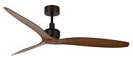 Viceroy 52in Hanging Ceiling Fan in Oil Rubbed Bronze and Dark Koa