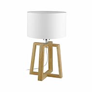 Chietino 17.32 inch 60.00 watt Natural Wood Table Lamp Portable Light