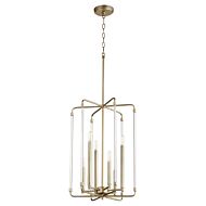 Six Light Entry Pendant by Quorum