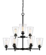 Westin 9-Light Chandelier in Matte Black