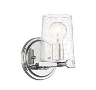 Matteson 1-Light Wall Sconce in Chrome