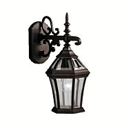 Kichler Townhouse 1 Light 15.25 Inch Outdoor Medium Wall in Black Finish