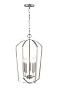 Millennium 5 Light Chandelier in Satin Nickel