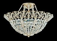 Rivendell Nine Light Semi Flush Mount in Heirloom Gold by Schonbek