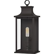 Abernathy One Light Outdoor Wall Mount in Old Bronze by Quoizel