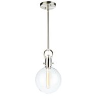 Artcraft Single Pendant Light in Satin Nickel