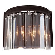 Artcraft El Dorado 2 Light Wall Sconce in Java Brown