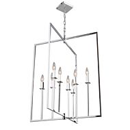 Artcraft Allston 8 Light Chandelier in Chrome