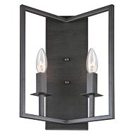 Artcraft Allston 2 Light Wall Sconce in Oil Rubbed Bronze