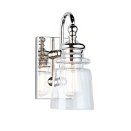 Artcraft Castara Bathroom Vanity Light in Polished Nickel