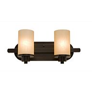 Artcraft Parkdale 2 Light Bathroom Vanity Light in Oil Rubbed Bronze