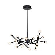 Artcraft Batton LED Pendant Light in Black